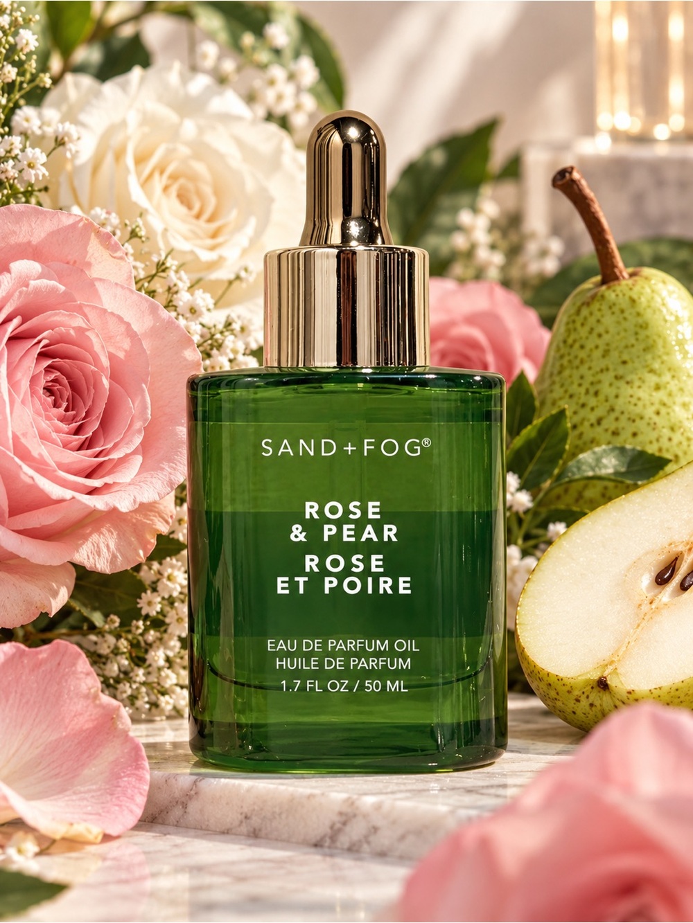 Sand + Fog Rose & Pear Eau de Parfum Oil 50 mL